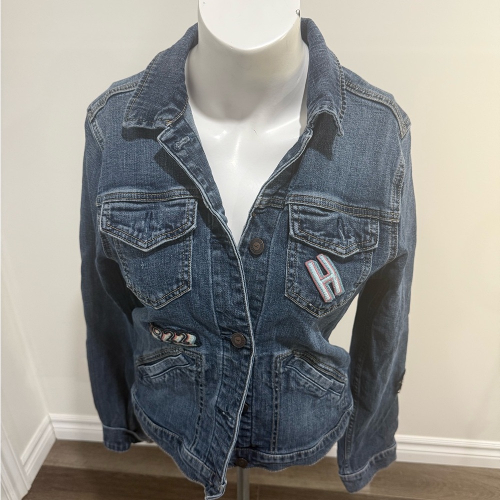 Hollister Denim Jacket with Patches